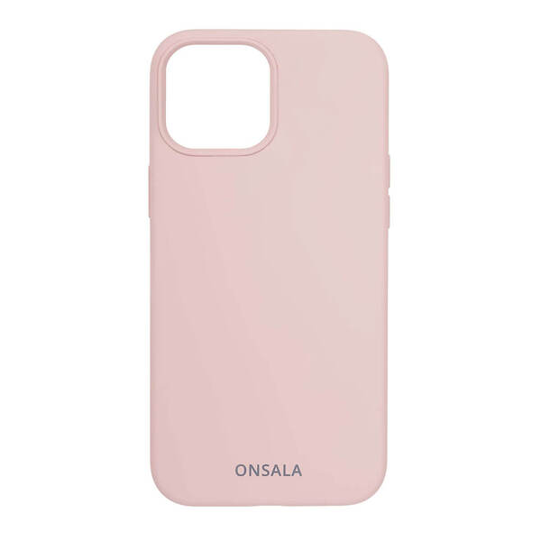 ONSALA Suojakuori Silikooni Sand Pink - iPhone 13 Mini