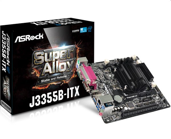 ASRock J3355B Mini-ITX-emolevy