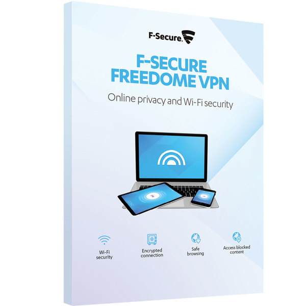 F-Secure Freedome (1 Year 3 Devices), E-Key