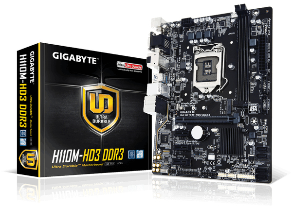 Gigabyte H110M-HD3 mATX -emolevy