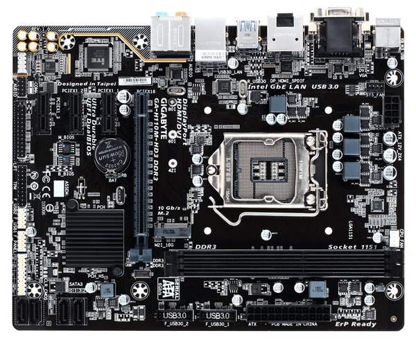 Gigabyte H110M-HD3 mATX -emolevy
