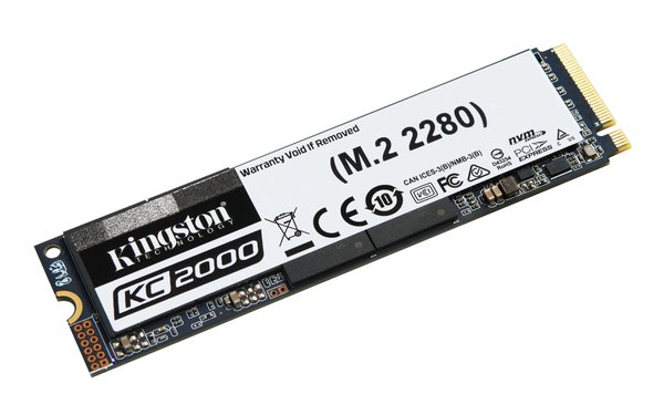 Kingston 1000GB KC2000 NVMe M.2 2280 -SSD-levy