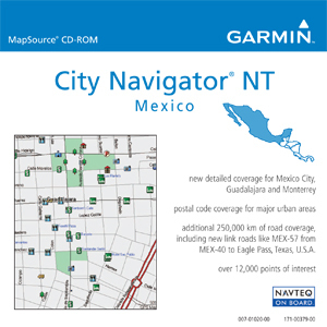 GARMIN CITY NAVIGATOR MEXICO MIKROSD