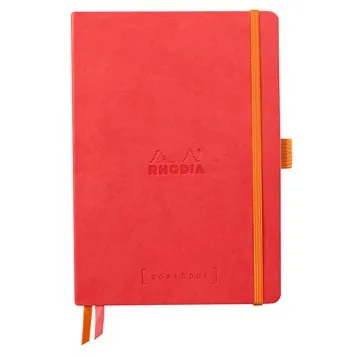 Rhodia Goalbook soft coral  A5 dot ivory