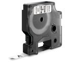 Tape D1 9mmx7m black/white