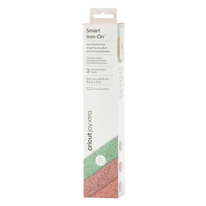 Cricut Joy Xtra Smart Iron-On Prismatic Glitter Sea Sparkle Sampler 3-pack 30.5cm