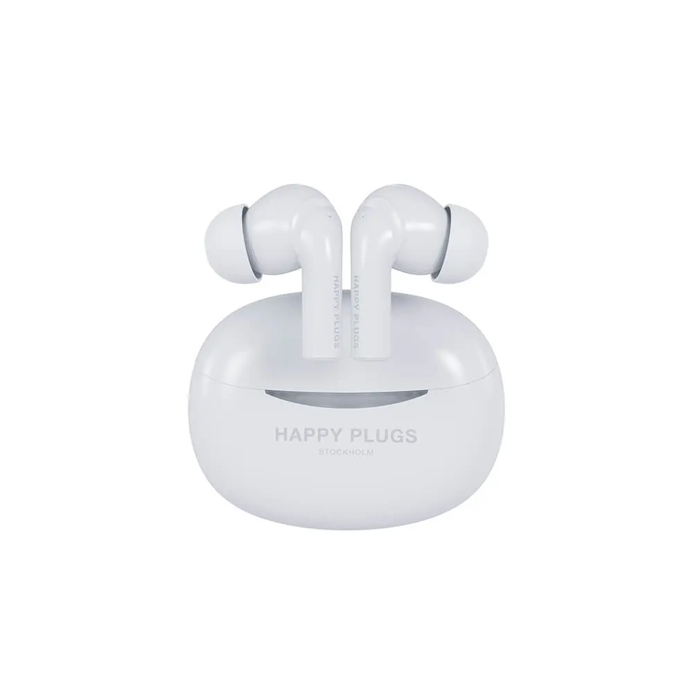 Happy Plugs Joy Pro Wireless Earbuds, White