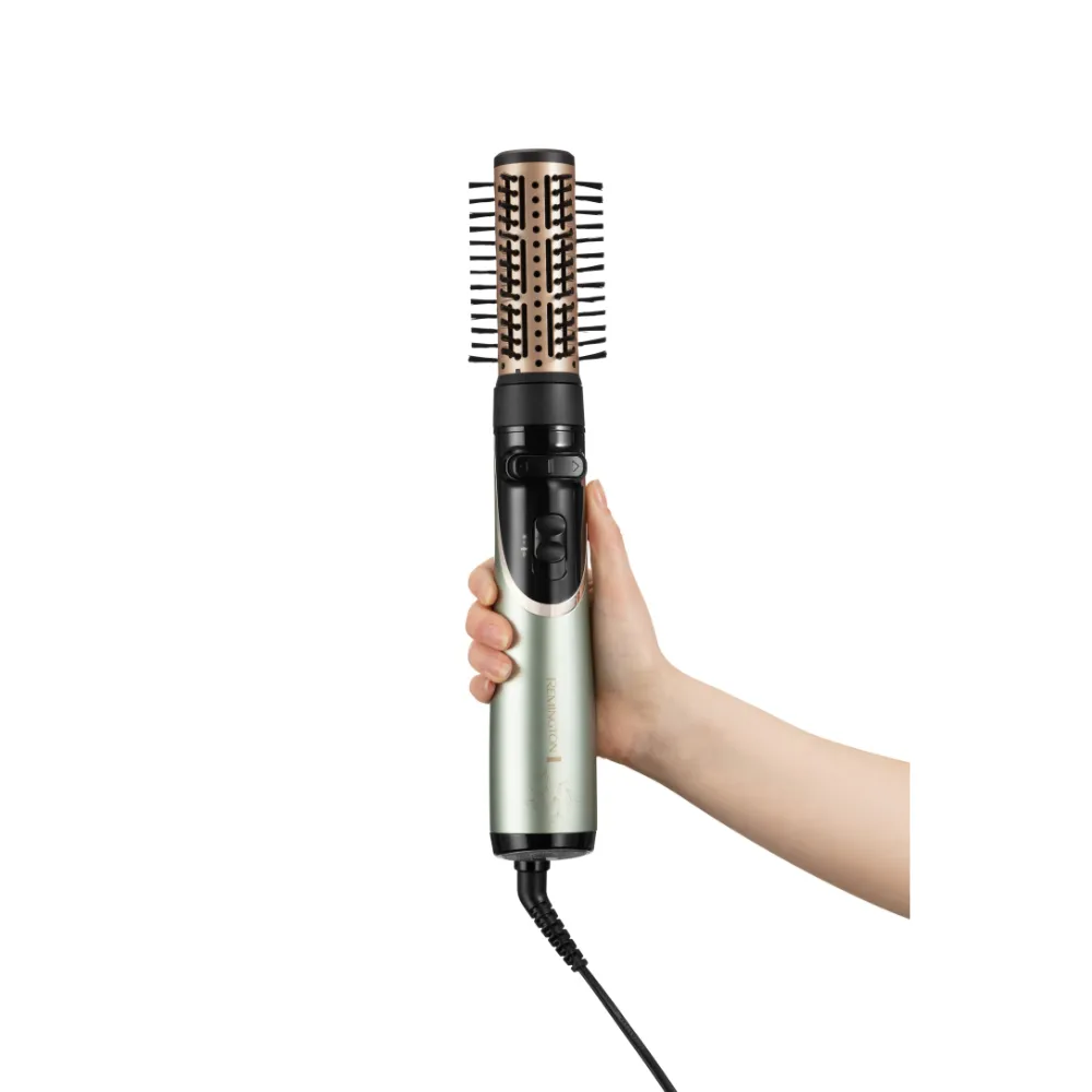 Remington Botanicals AS5860 Rotating Hot Air Brush, Black/Silver