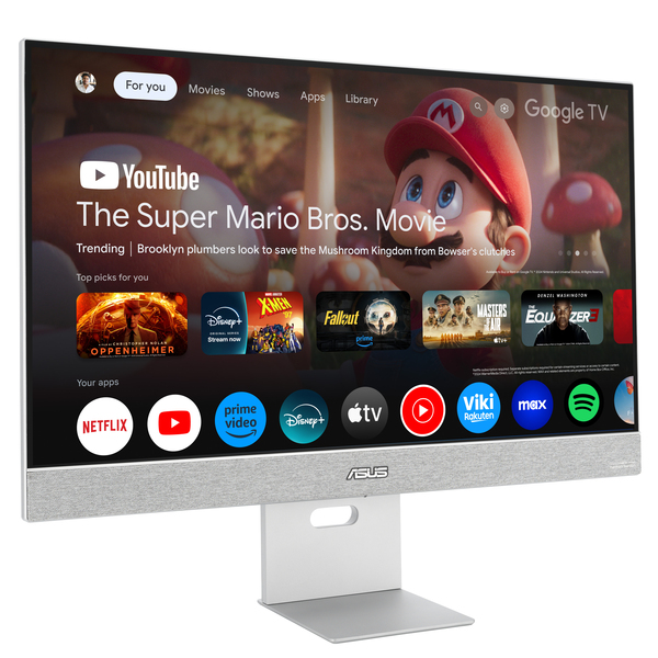 Asus 27" ZenScreen Smart MS27UC. 3840x2160pxl, 90W USB-C PD, Miracast and Chromecast support, IPS -näyttö