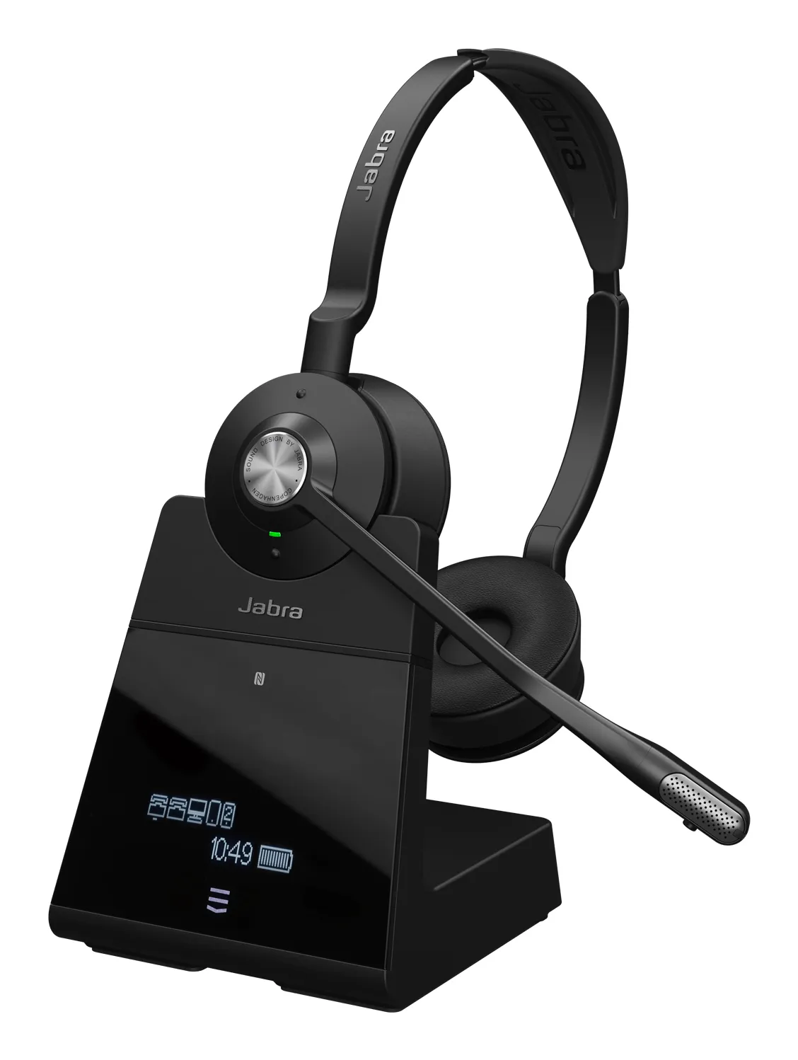 JABRA Engage 75 SE Headset with headband pad Base Power supply 1.5m USB-C to USB-A Cable Desk phone cable Quick start guide