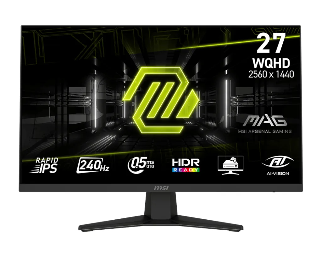 MSI MAG 274QFDE X24 27" WQHD, Rapid IPS, 240Hz, HDR gamingsk&auml;rm