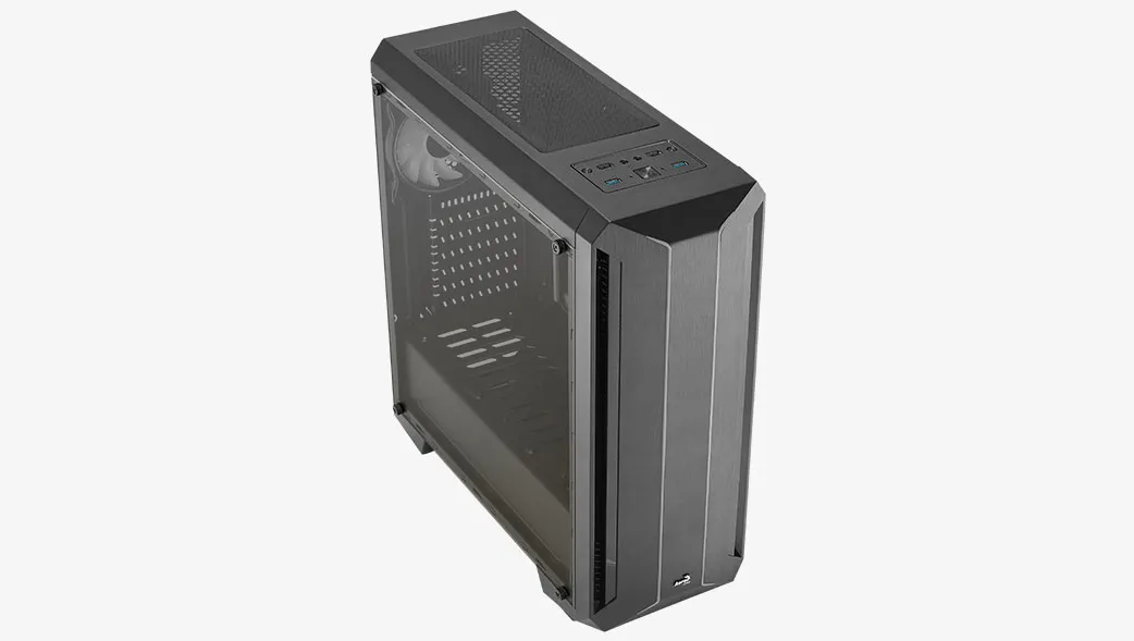 Skyline Argb Midi Tower Black