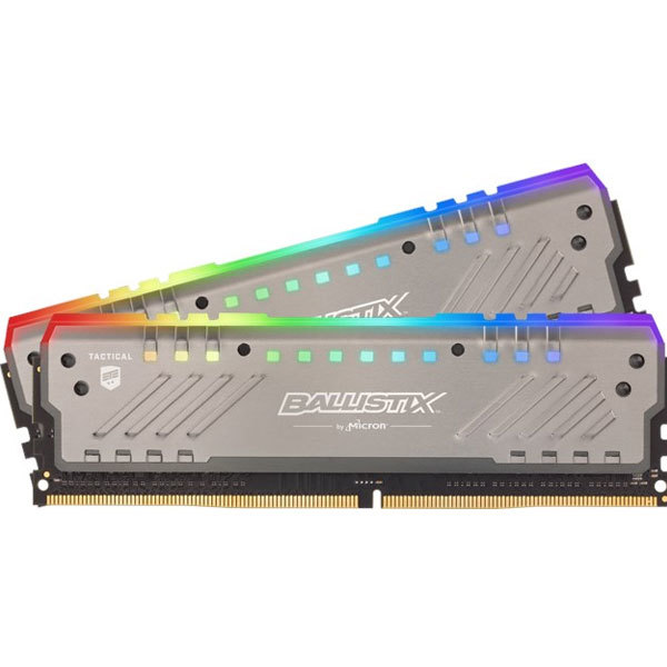 Crucial 32GB (2x16GB) Ballistix Tracer RGB, DDR4 3000MHz - gr&aring;