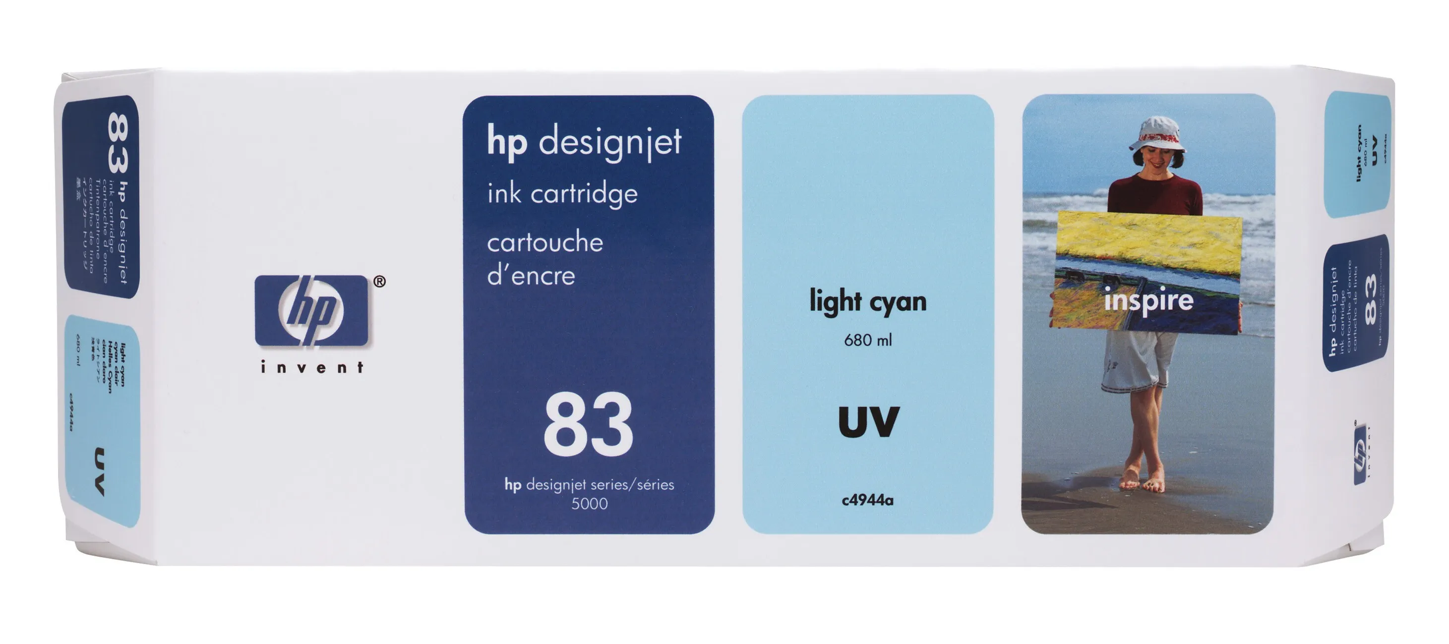 No83 light cyan ink cartridge, UV