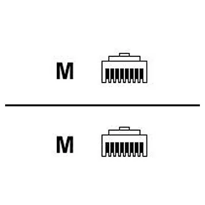 HP Cable/CAT 5e 2.1 m CAT5 RJ45 S/S