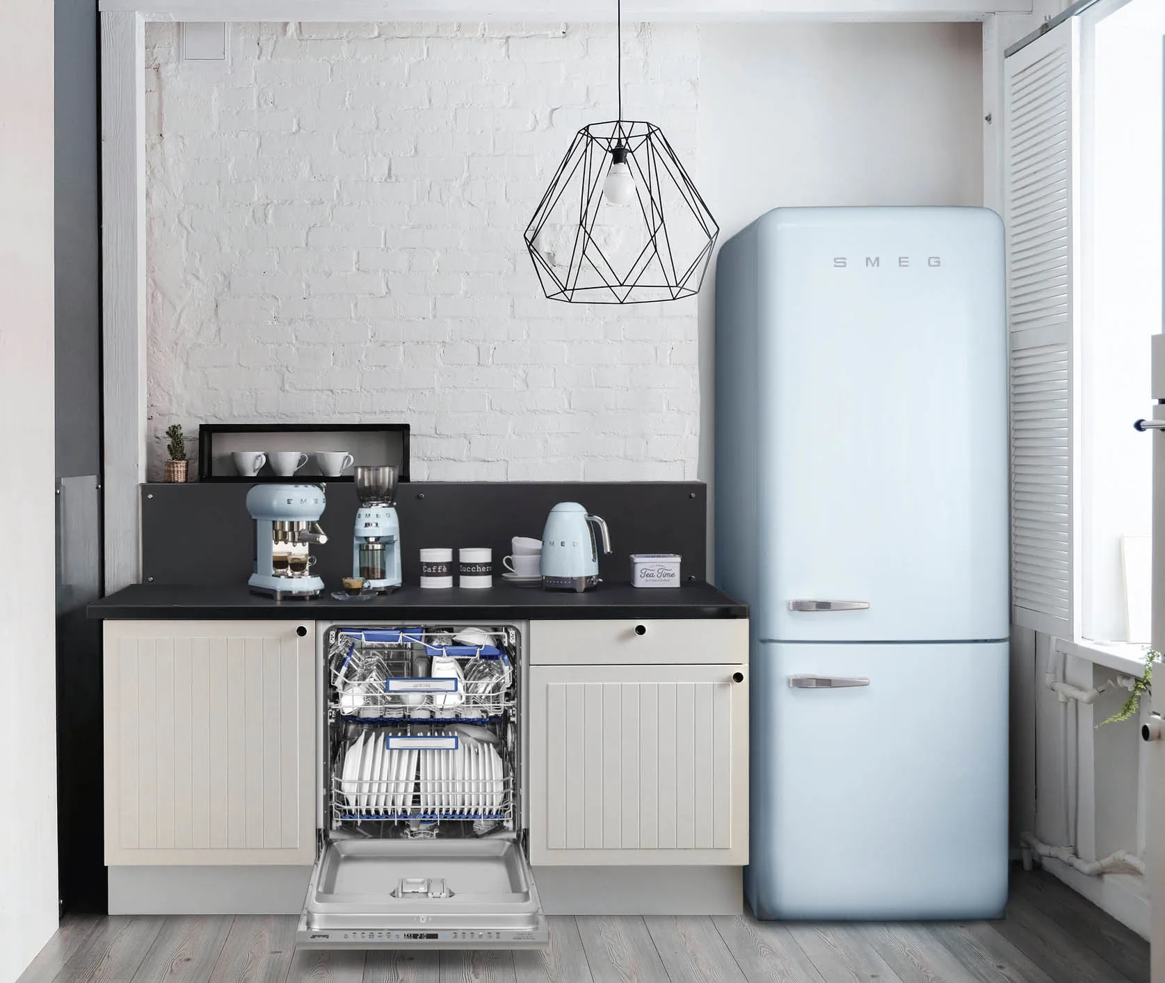 Smeg 50's Style - coffee grinder 150 W Blue