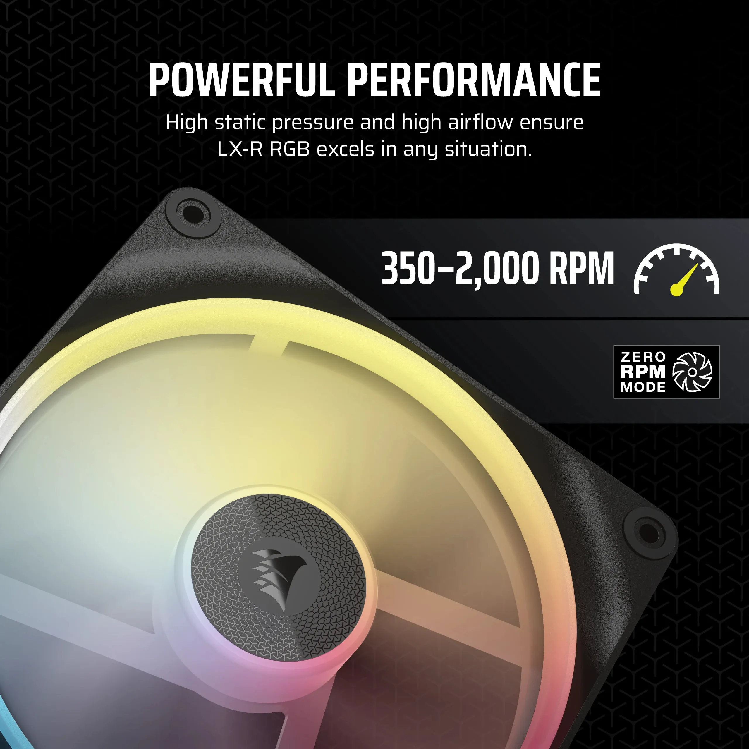 CORSAIR iCUE LINK LX140-R RGB, 140mm, Black