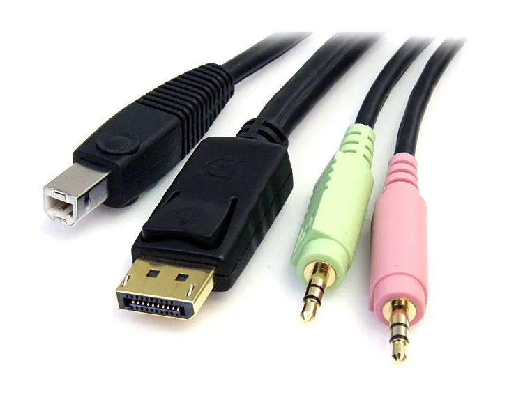 USB DISPLAYPORT KVM CABLE