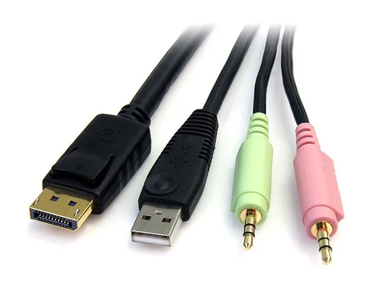 USB DISPLAYPORT KVM CABLE