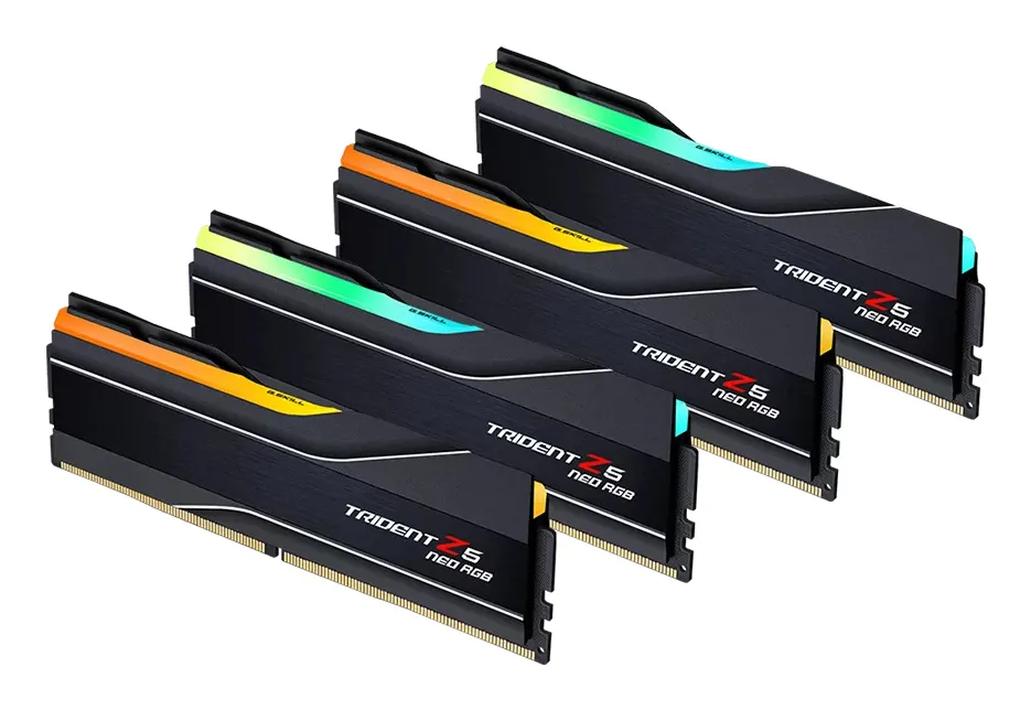 G.SKILL Trident Z5 Neo RGB 256 Gt (4 x 64 Gt) DDR5 6000 MHz, CL32 -muisti (EXPO)