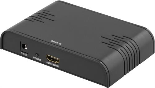 Deltaco  SCART &ndash; HDMI - adapter, Black