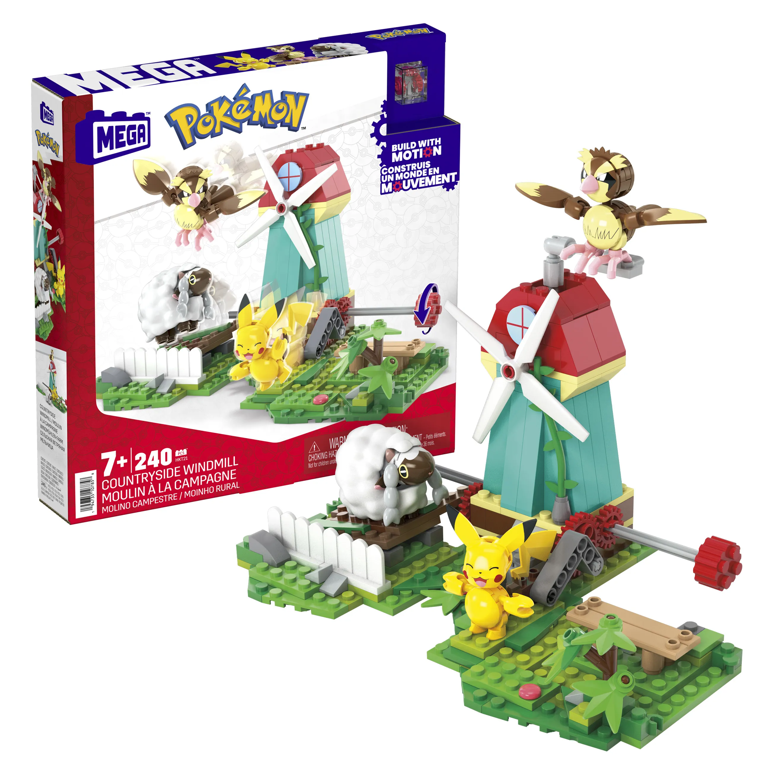 Mega Construx Pok&eacute;mon Windmill Farm Construction Toy (240 Pieces)