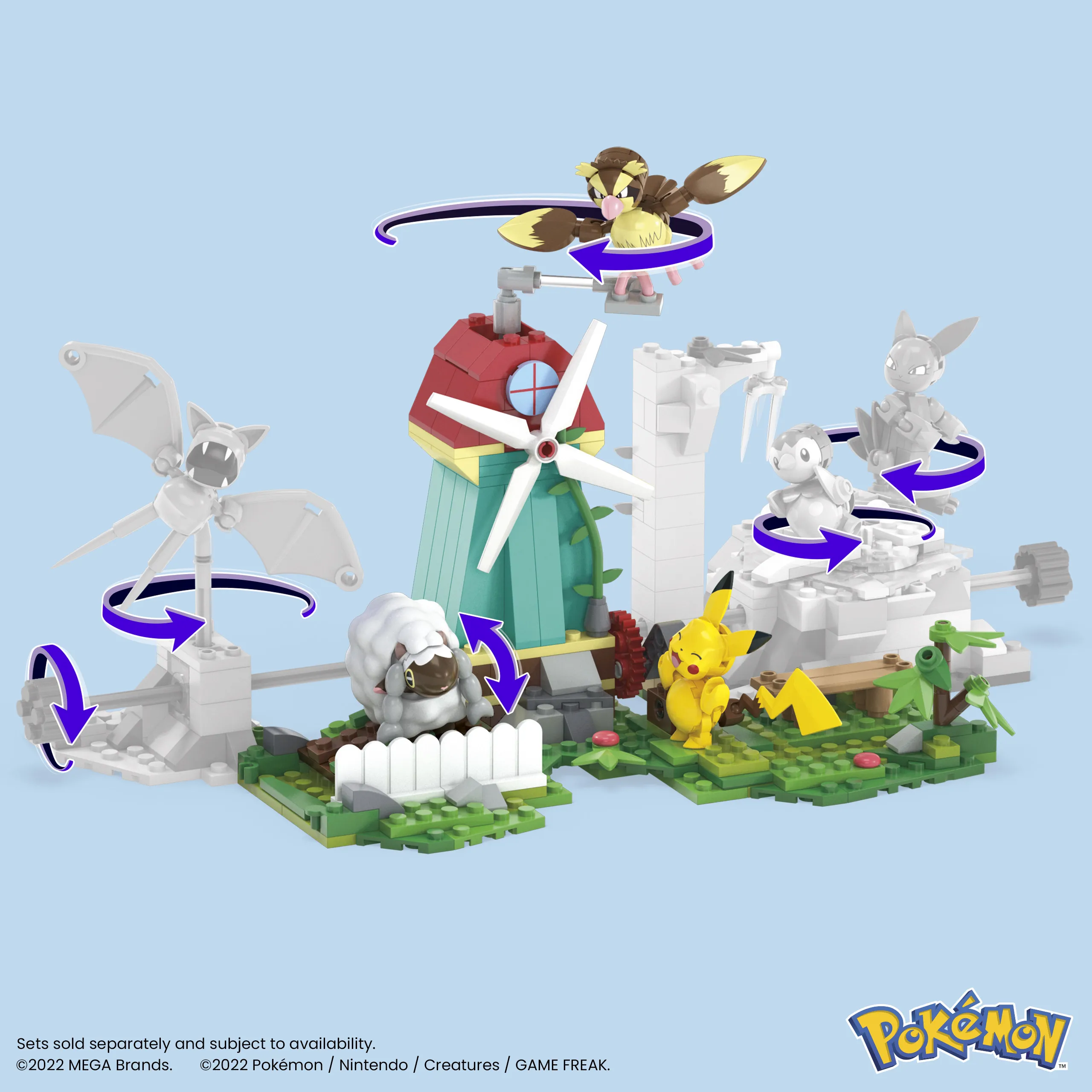 Mega Construx Pok&eacute;mon Windmill Farm Construction Toy (240 Pieces)