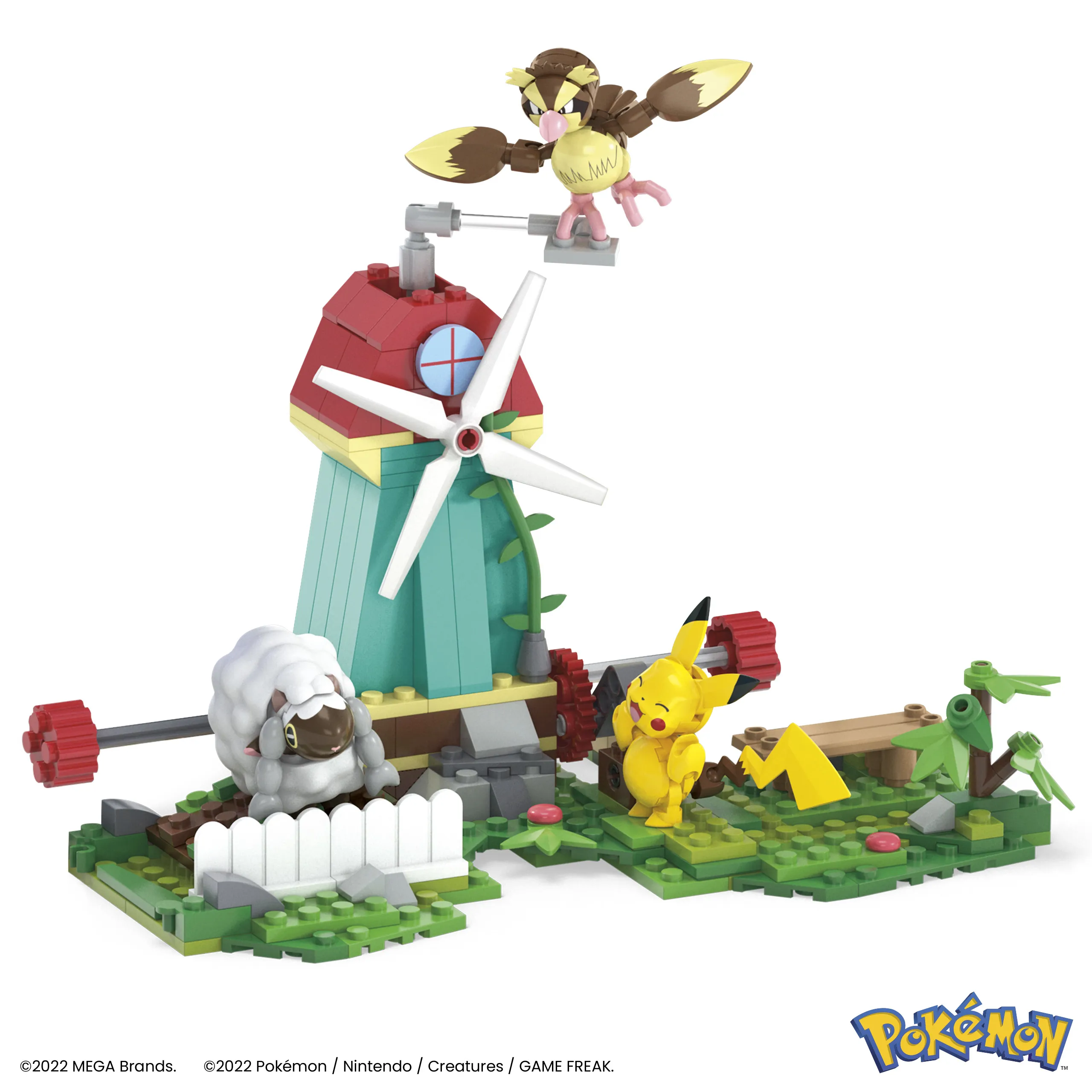Mega Construx Pok&eacute;mon Windmill Farm Construction Toy (240 Pieces)