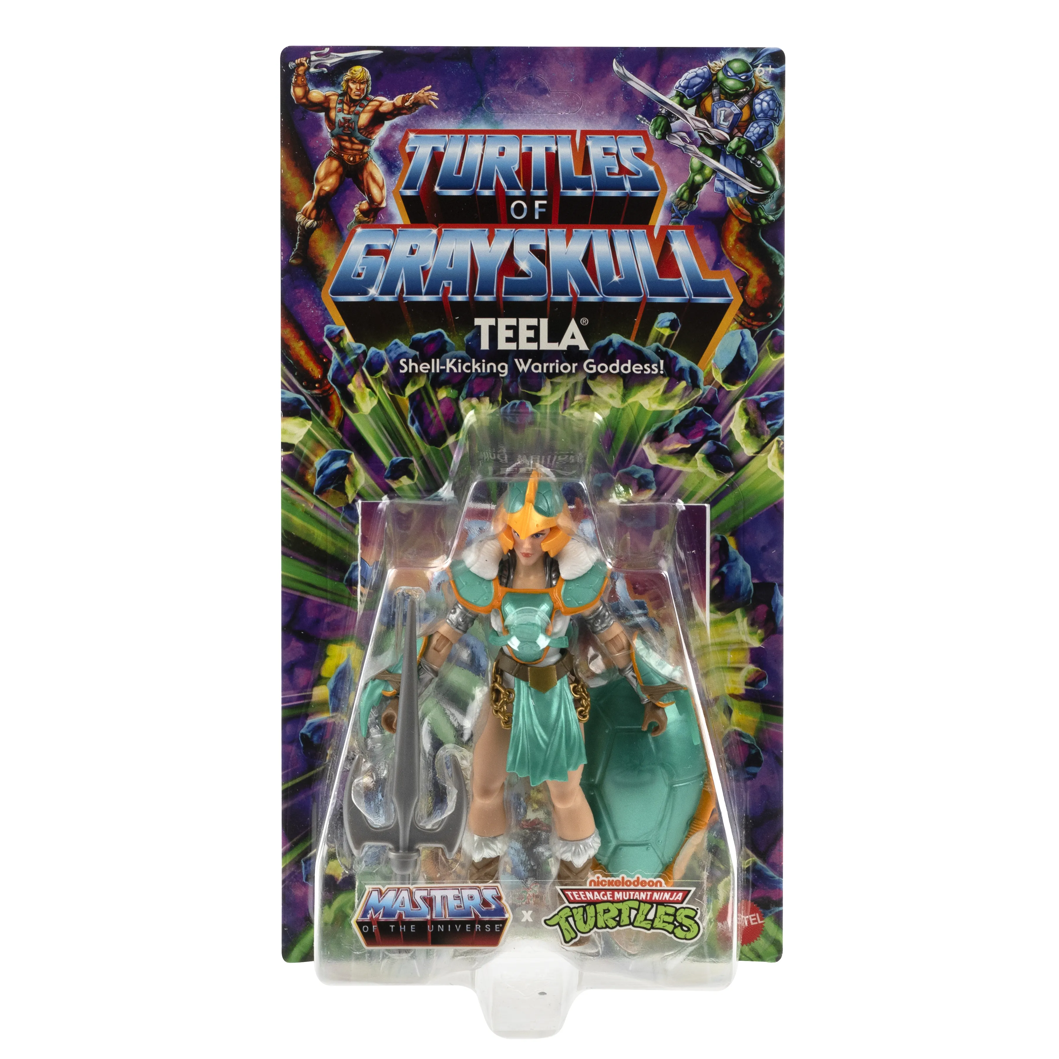 Mattel Masters of the Universe Origins Turtles of Grayskull Teela toy figure