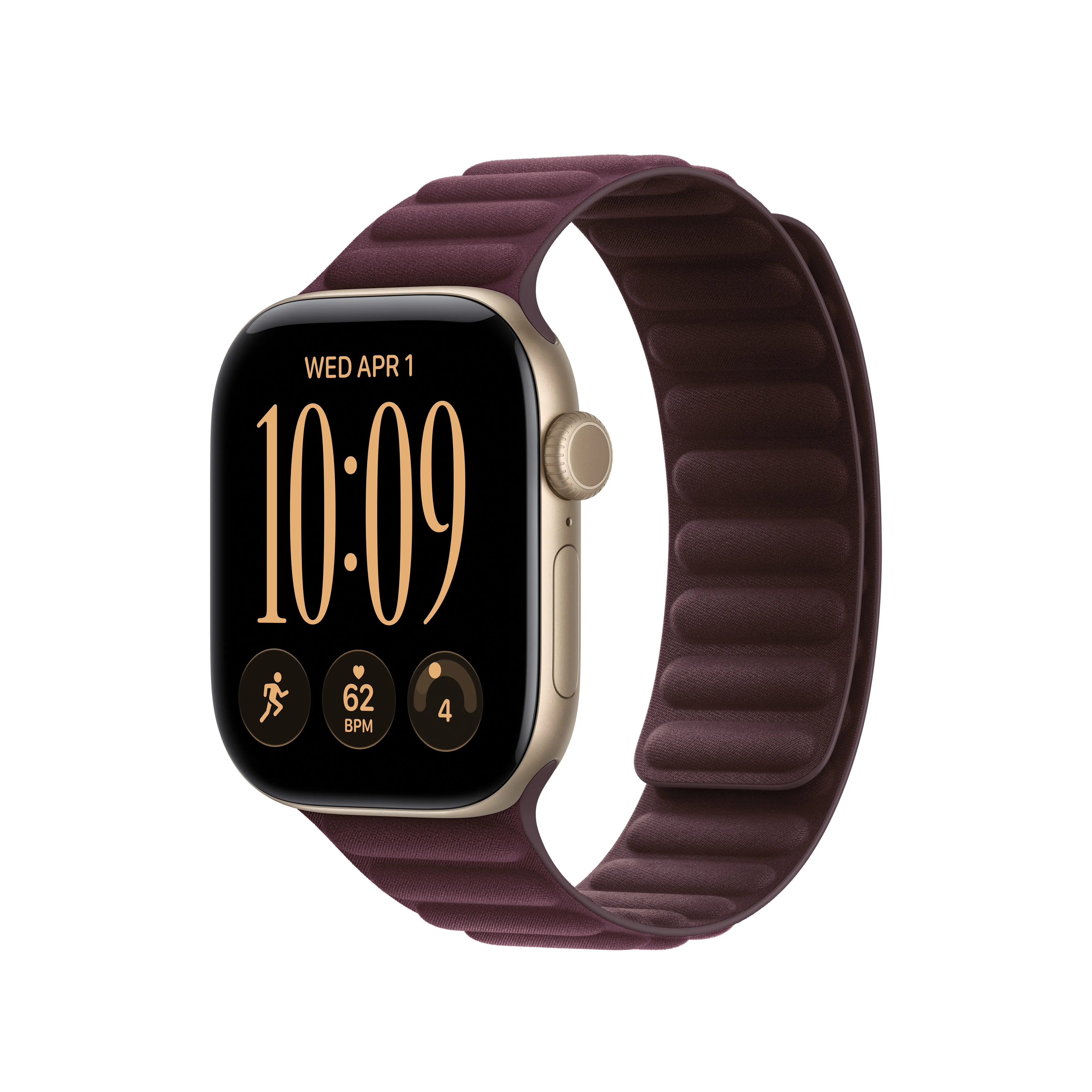 Apple Watch 42 mm Magnetic Link, Burgundy, M/L
