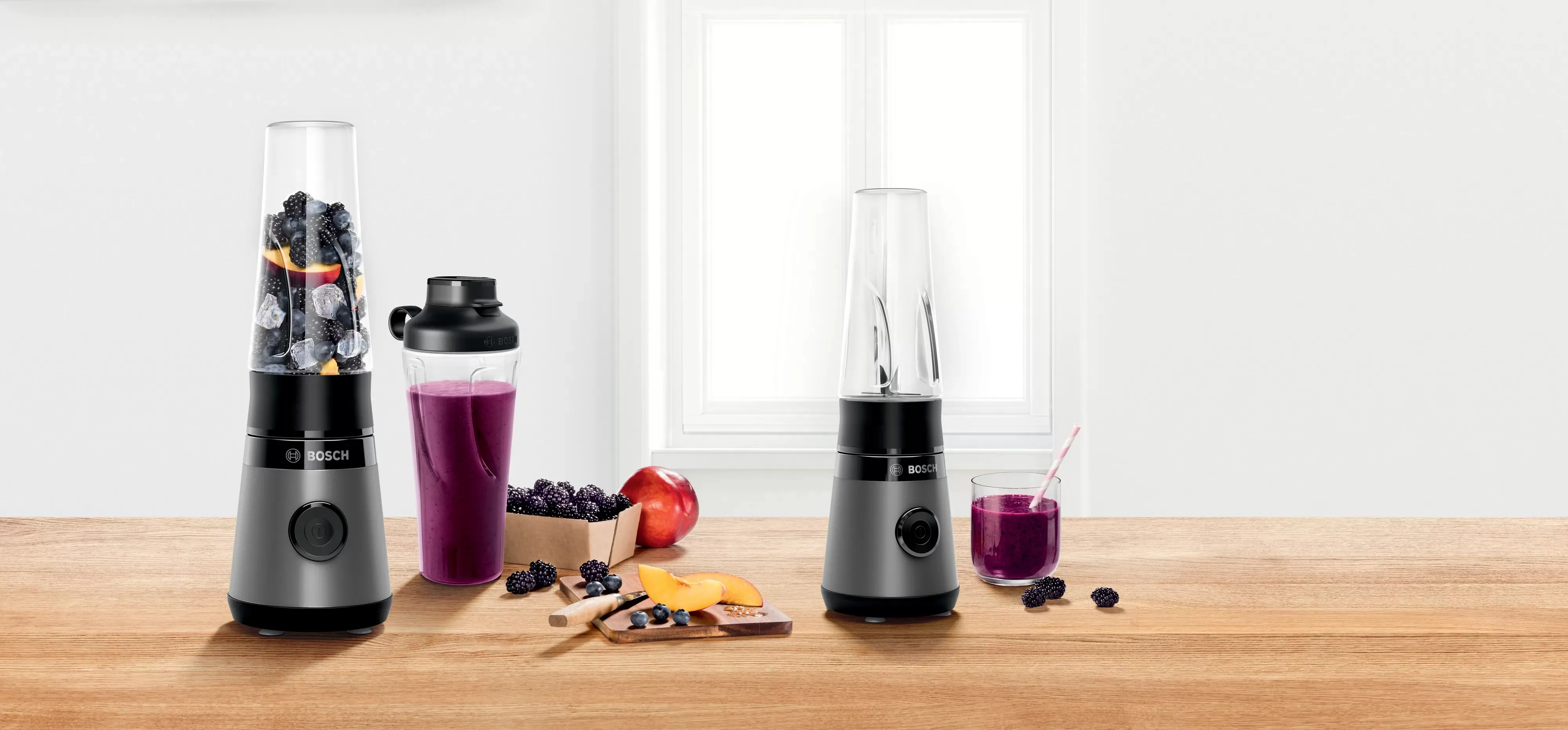 Bosch Series 2 VitaPower MMB2111S 450W 0.6L Blender, Silver