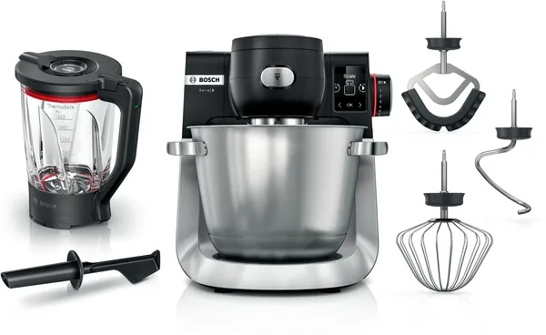 Bosch MUMS6ZS17 - food processor, 1600W, black/stainless steel