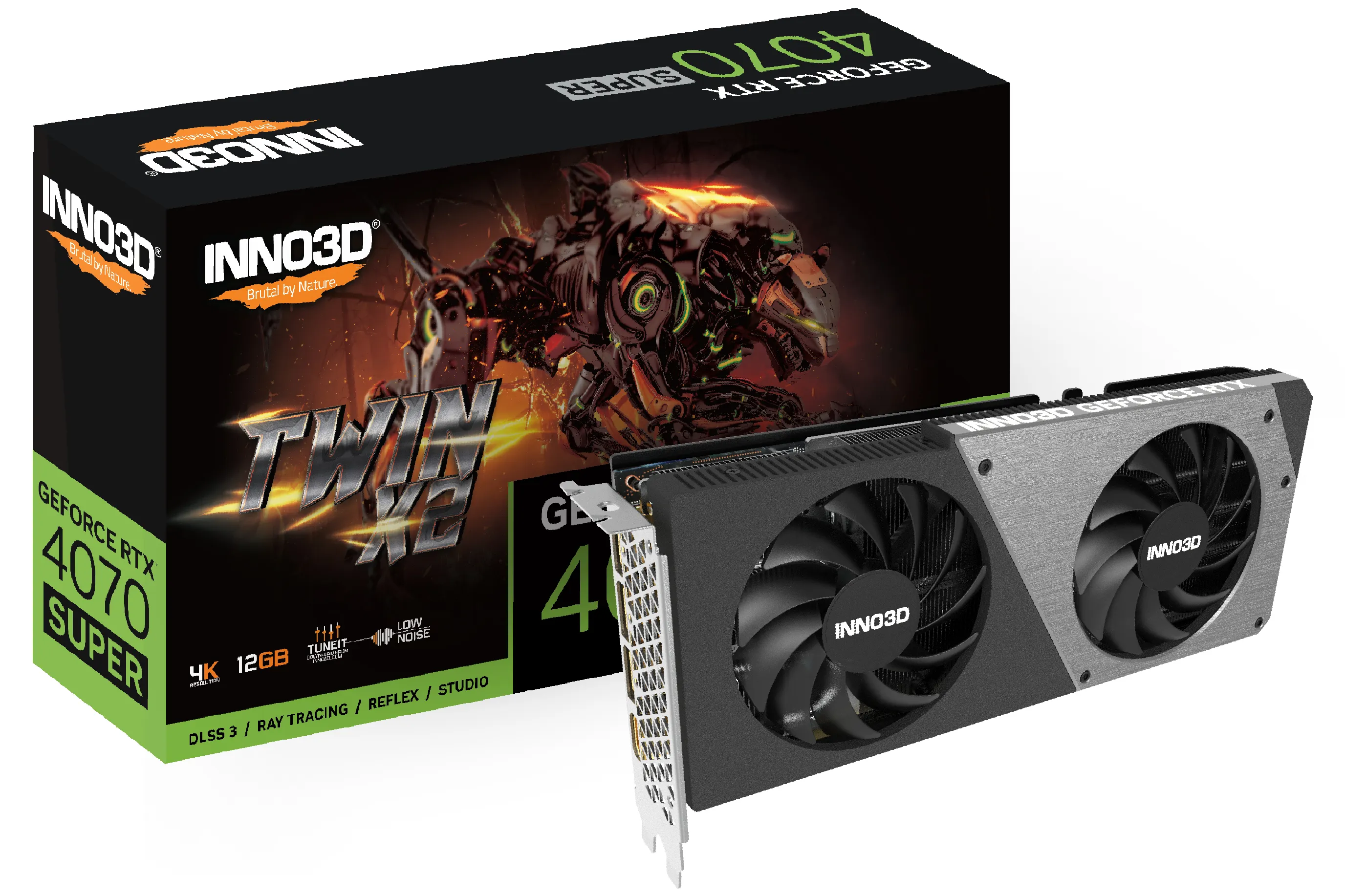 Inno3D GeForce RTX 4070 SUPER Twin X2 12 GB - grafikkort