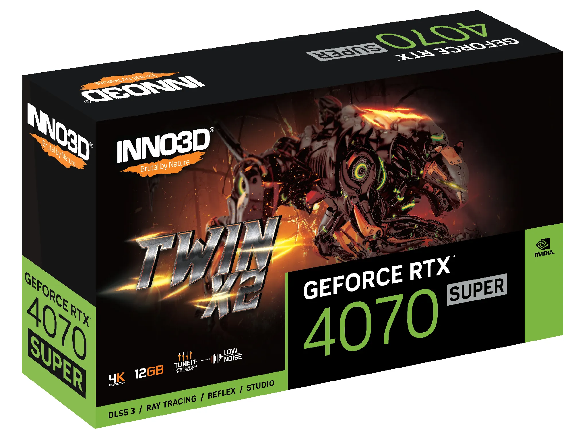 Inno3D GeForce RTX 4070 SUPER Twin X2 12 GB - grafikkort