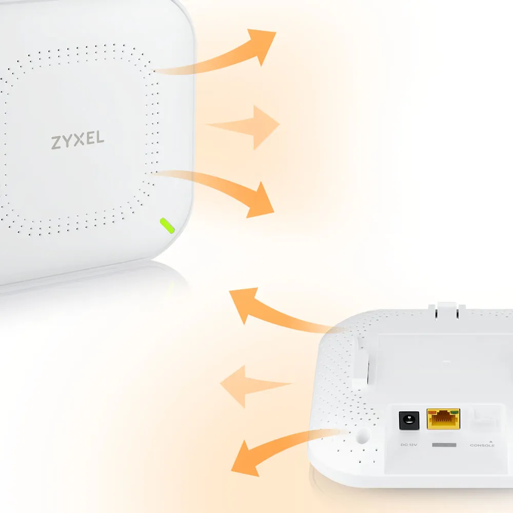 ZYXEL NWA50AX NEBULAFLEX 802.11AX (WIFI 6) DUAL-RADIO POE WIRELESS ACCESS POINT, SINGLE PACK INCLUDE POWER ADAPTOR