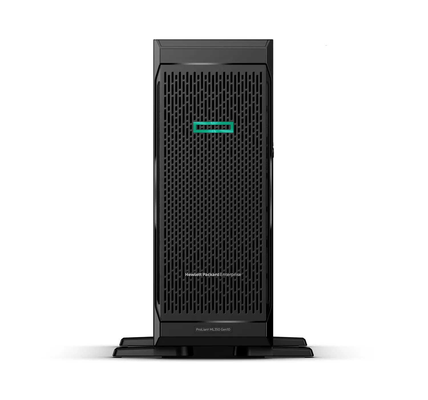 HPE ProLiant ML350 Gen10 Base - Palvelin - torni - 4U - 2-teinen - 1 x Xeon Silver 4210R / 2.4 GHz - RAM 16 Gt - SAS - pikavaihto 2.5" - ei kiintolevyä - GigE -