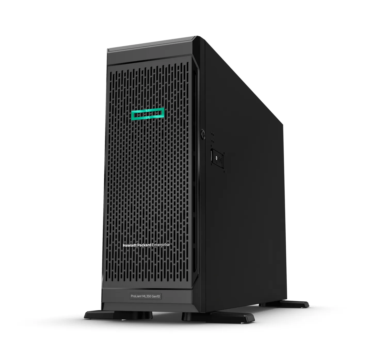 HPE ProLiant ML350 Gen10 Base - Palvelin - torni - 4U - 2-teinen - 1 x Xeon Silver 4208 / 2.1 GHz - RAM 16 Gt - SAS - pikavaihto 2.5" - ei kiintolevyä - GigE -
