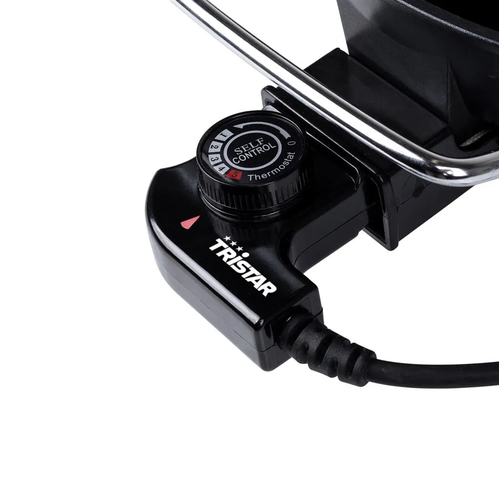 TRISTAR PZ-9131 Electric Hot Pot and Korean Grill, 3 l, 1800 w, Black