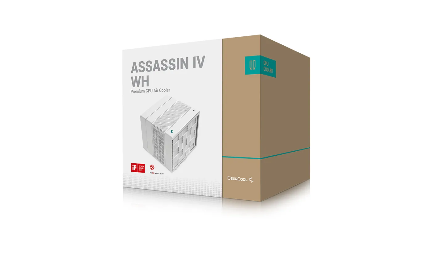 DeepCool Assassins IV -prosessorij&auml;&auml;hdytin, valkoinen