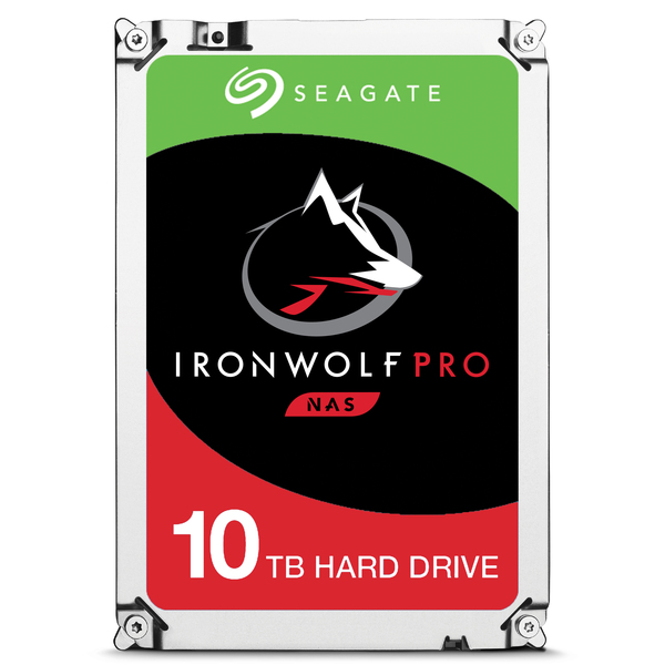 Seagate 10TB IronWolf Pro, 3.5", SATA, 7200rpm, 256MB - HDD-levy
