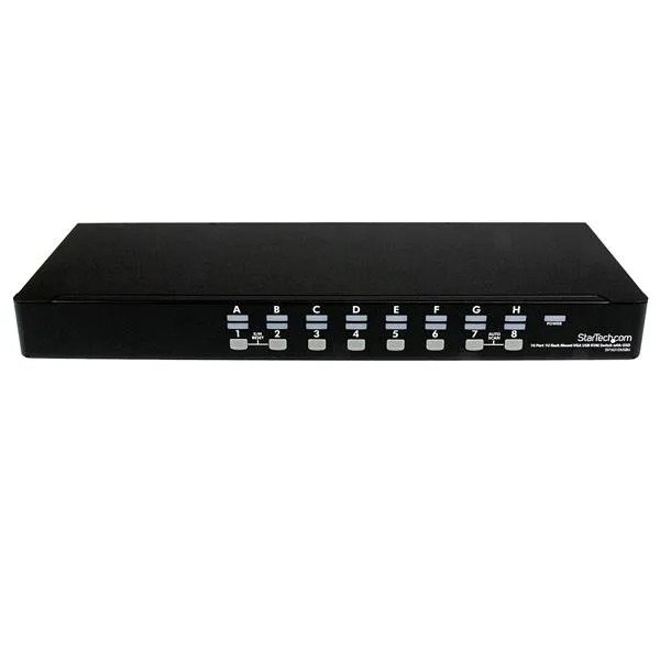 16 Port 1U Rackmount USB KVM Switch