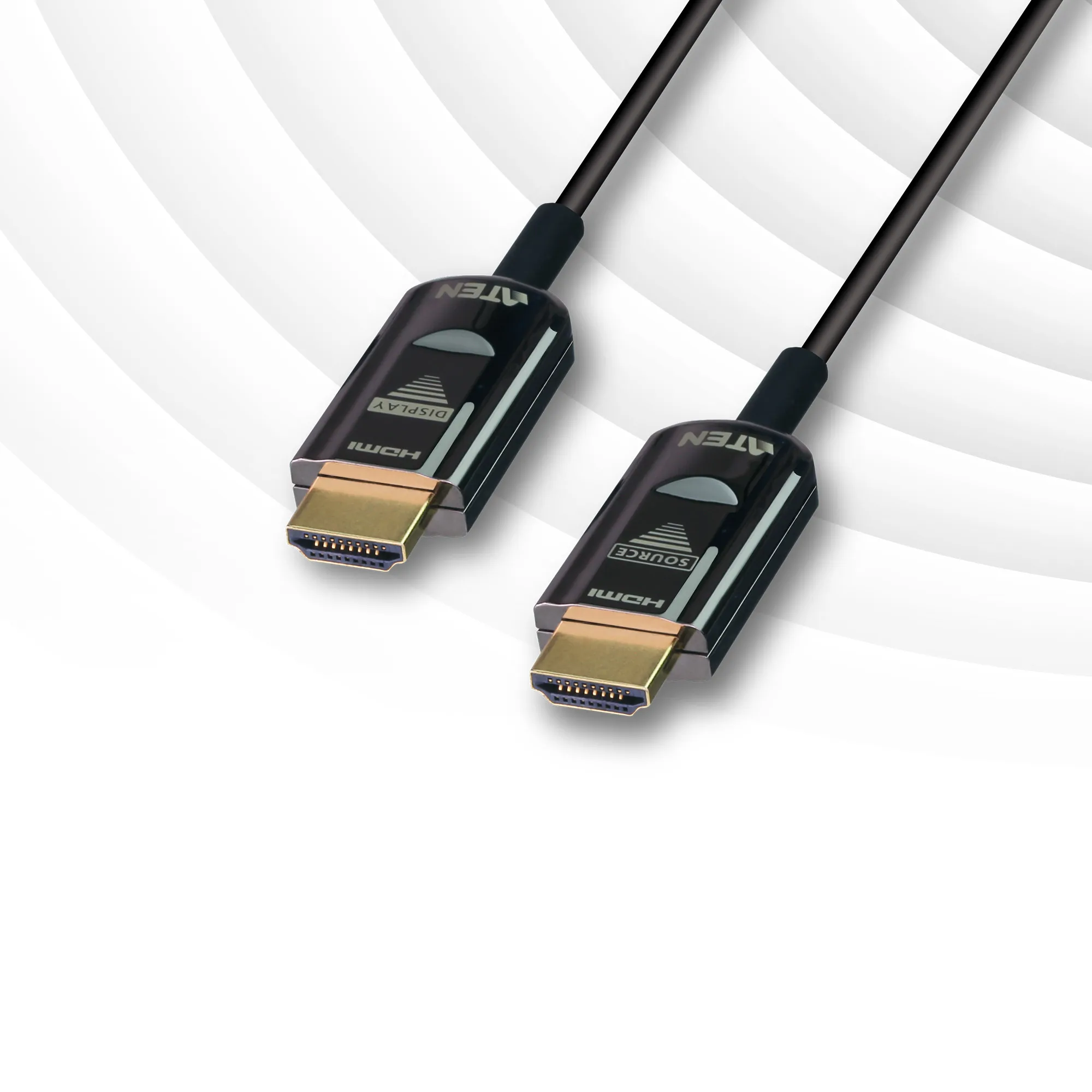Aten HDMI – HDMI 2.0 - kabel, 10 m, Svart