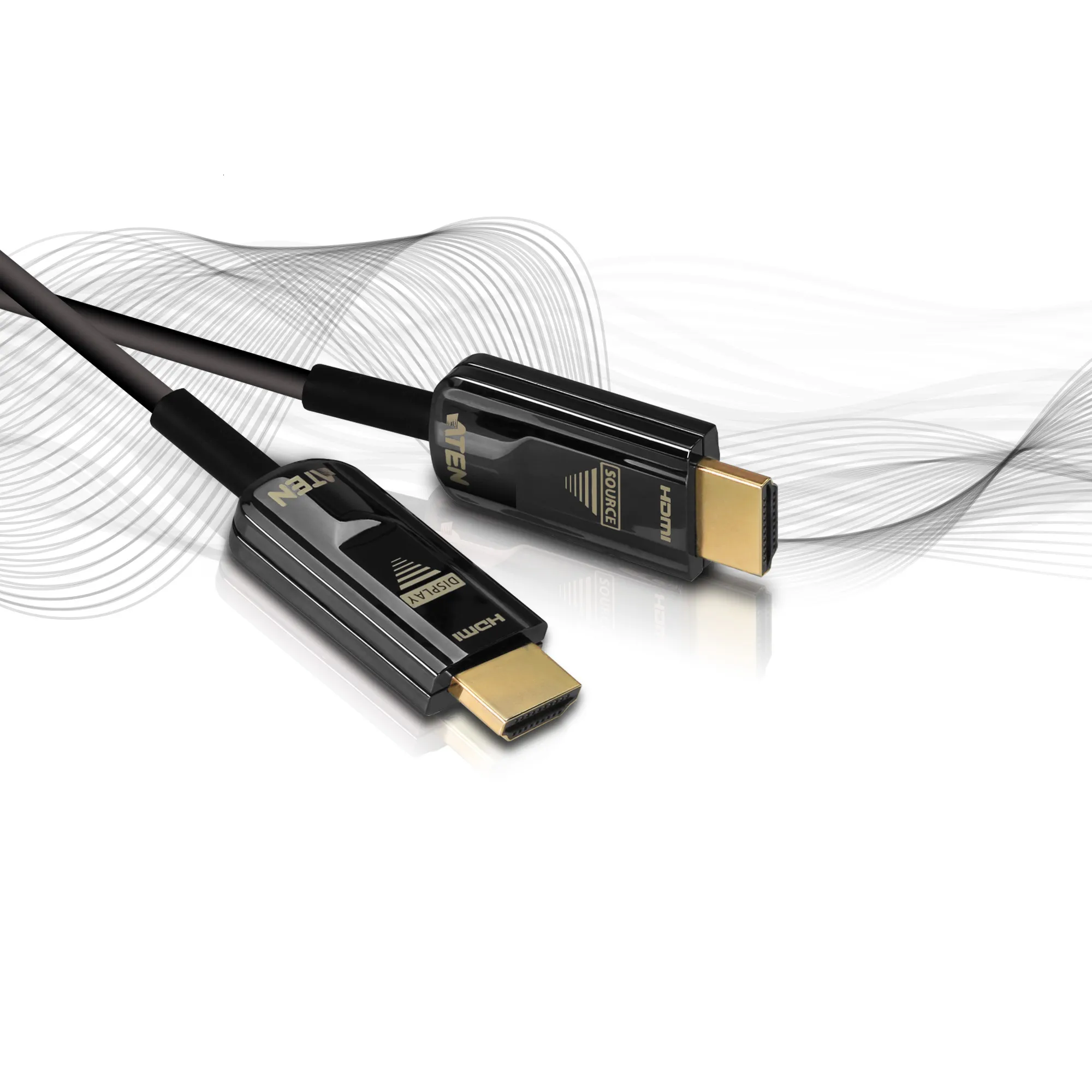 Aten HDMI – HDMI 2.0 - kabel, 10 m, Svart