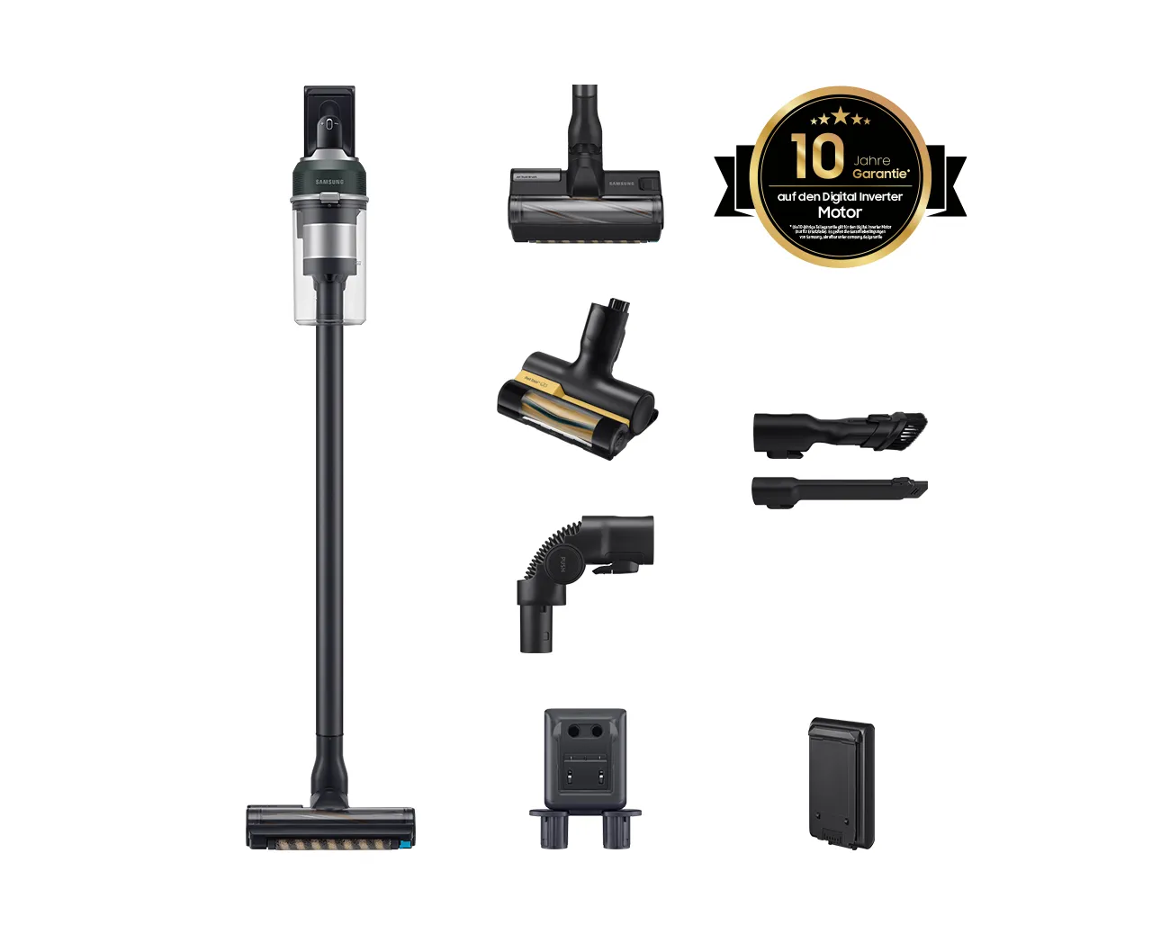 Samsung Jet 85 PetPRO VS20C85G2TN/WD Stick vacuum cleaner, Chrome/Black