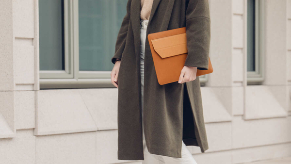 Moshi Muse 3-i-1 Slim - sleeve, brun, 13&quot;