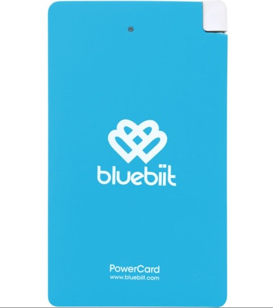 Bluebiit Powercard 5000 mAh Powerbank USB-C iPhone Micro-USB