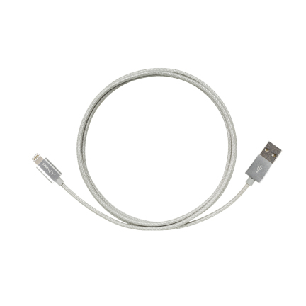 PNY Charge &amp; Sync USB-A - Lightning - cable, 1.2 m, Silver