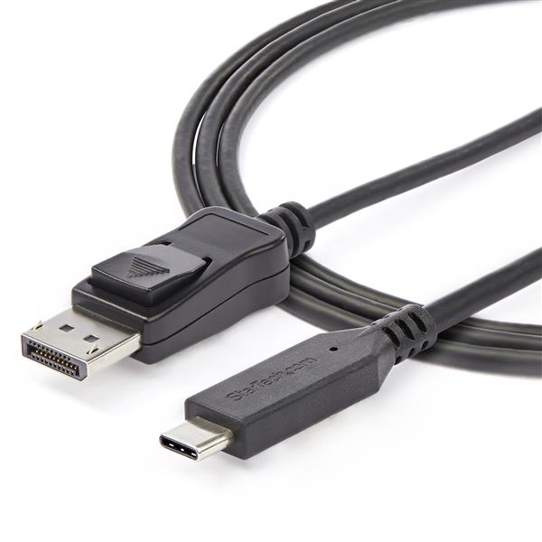 STARTECH.COM 5.9 ft 1.8m - USB-C to DisplayPort Adapter Cable - 8K 30Hz - HBR3 - USB-C Adapter - Thunderbolt 3 Compatible