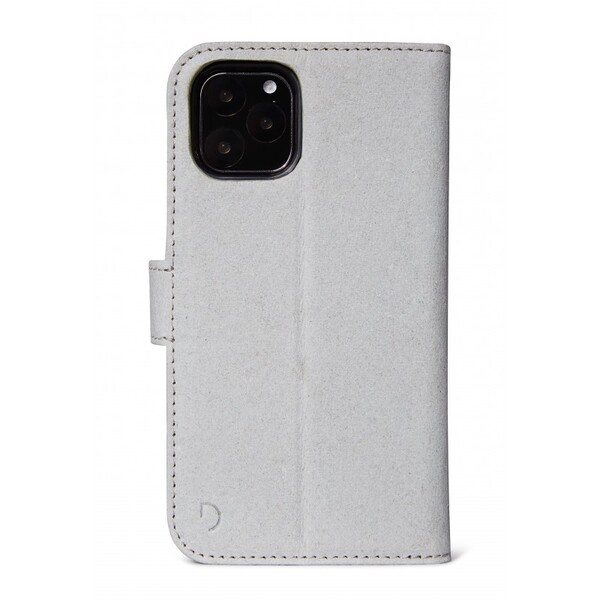 Decoded - Recyc Leather Detachable Wallet for iPhone 11 Pro Grey