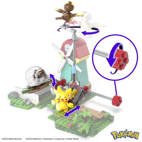 Mega Construx Pok&eacute;mon Windmill Farm Construction Toy (240 Pieces)
